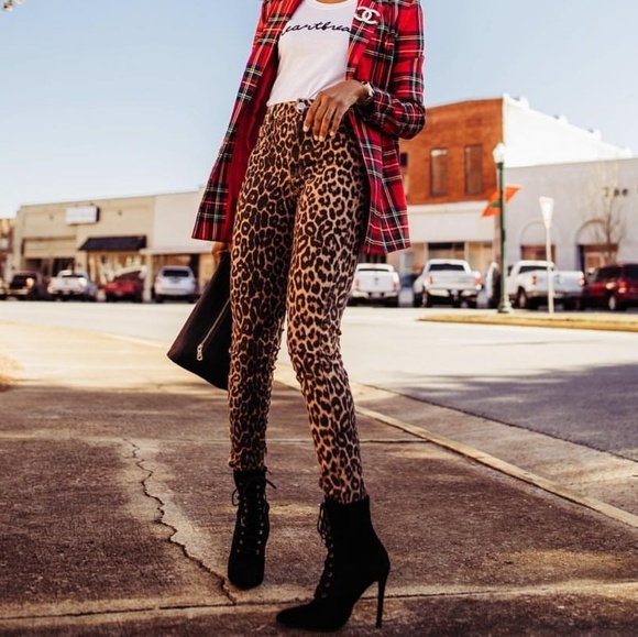 Hot Kiss Denim - Hot Kiss Leopard Skinny Jeans 🖤